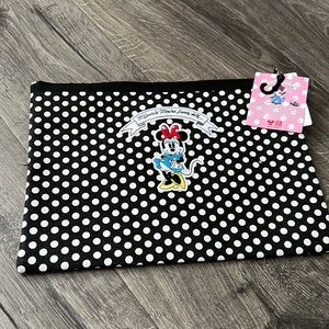 NEW DISNEY POLKA DOT clutch UNIGLO